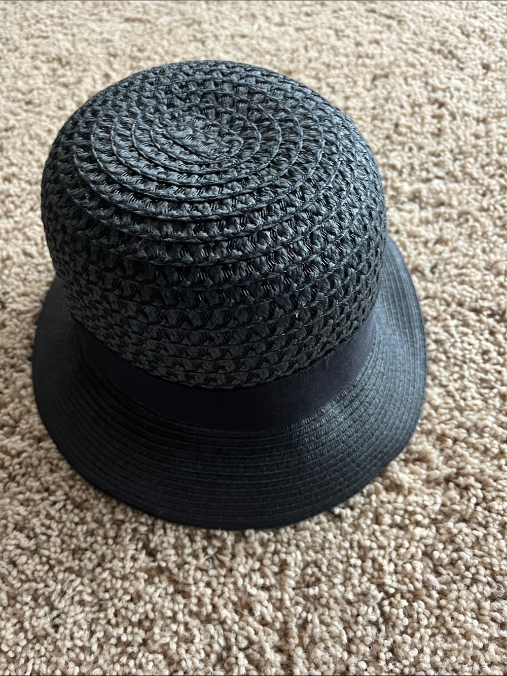 San Diego Hat Company Black Woven Bucket Hat